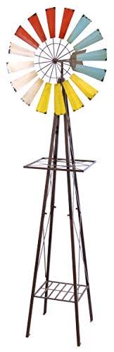 Metal Windmill Garden Stand G6510