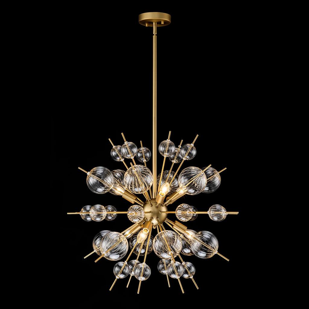 6-Light Globe Bubble Sputnik Chandelier B306347