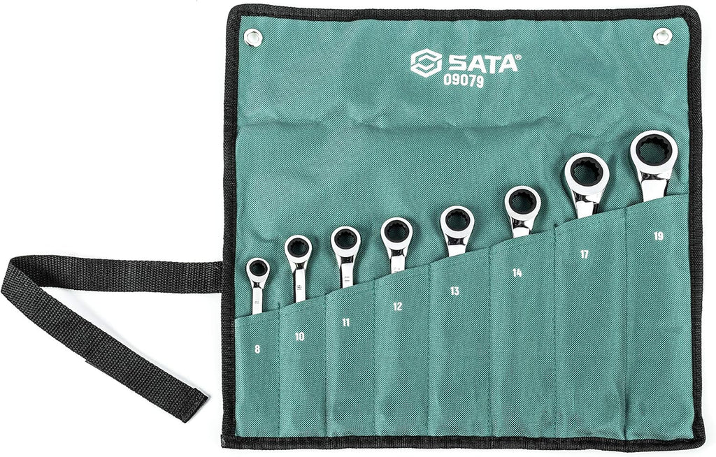 12-Piece Double Ratcheting Wrench Set Metric J112