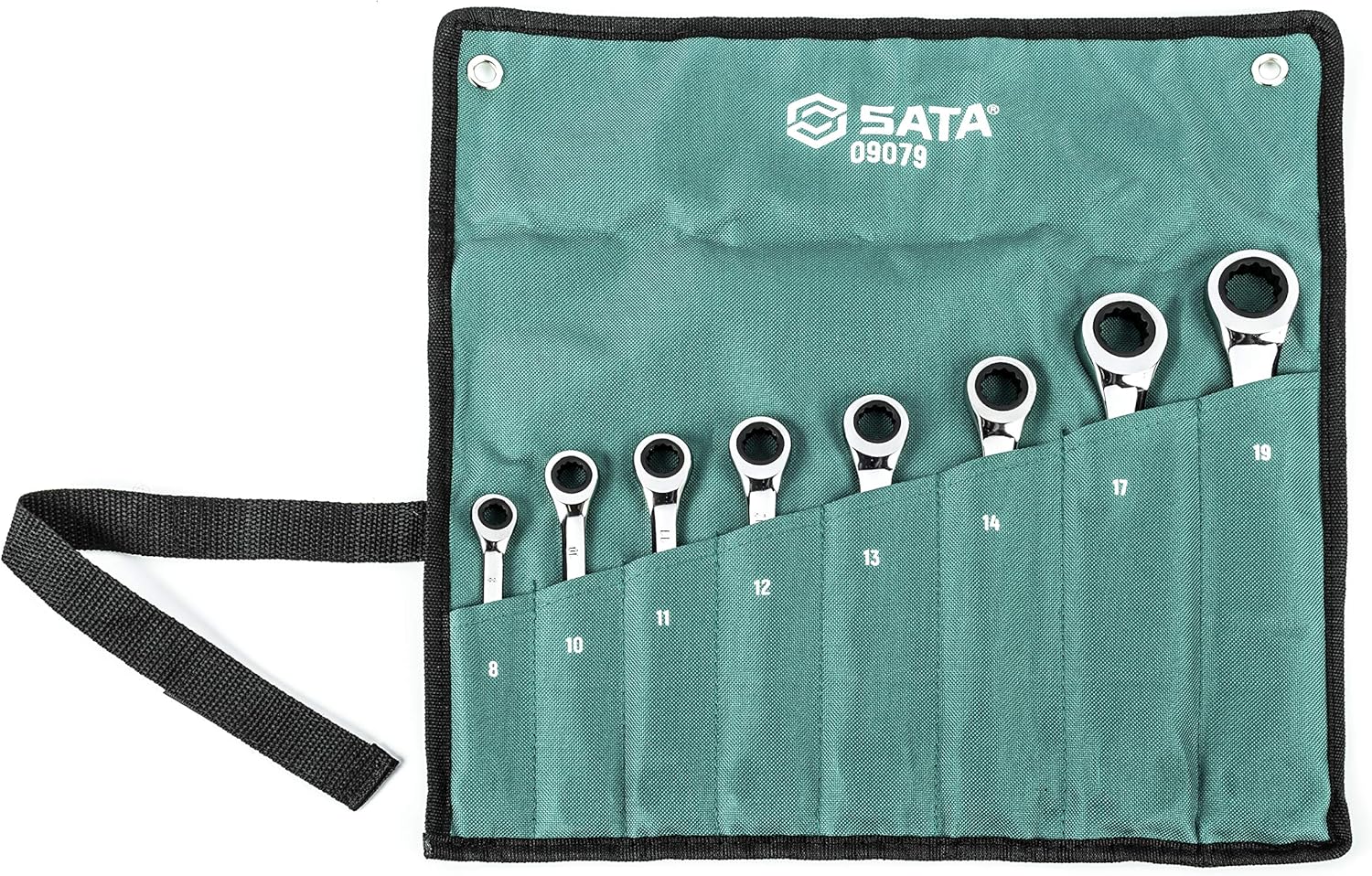 12-Piece Double Ratcheting Wrench Set Metric J112