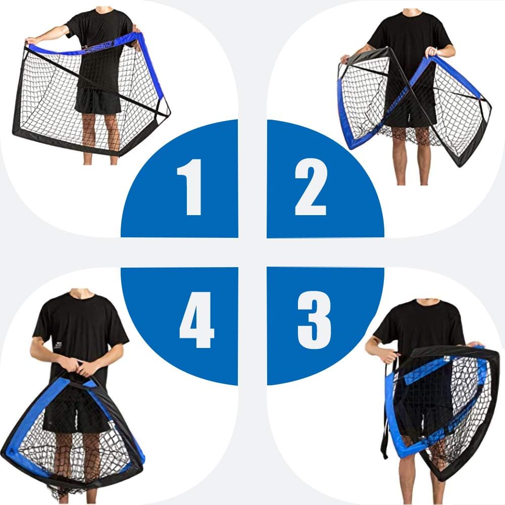 Set of 2 Pop Up Soccer Goals with Carrying Case K199193