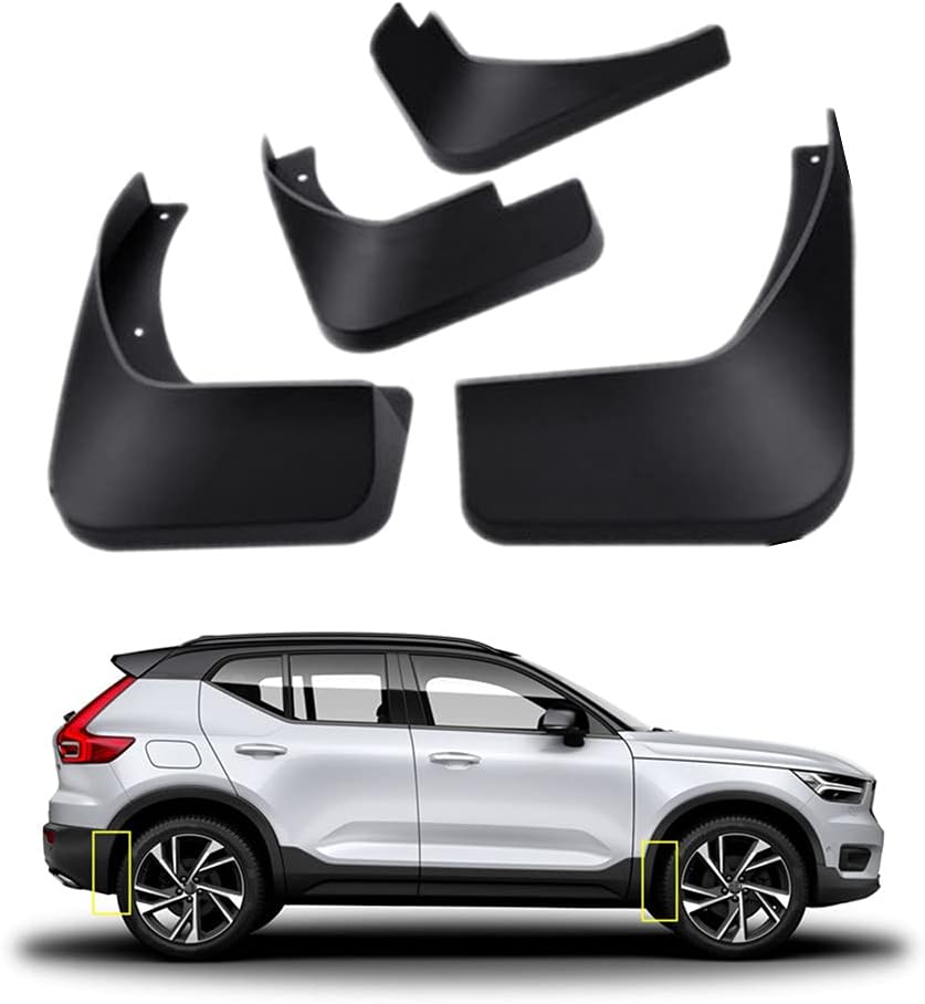 Mud Flaps Kit Front and Rear 4-PC Set J170040