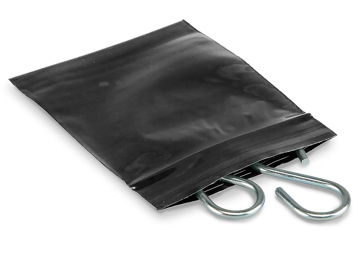 2 Mil Colored Reclosable Bags - Black 3 x 3x22 - Carton of 1,000 V982171