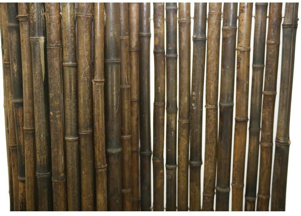 Black Rolled Bamboo Fence 6ft H x 8ft L I24287