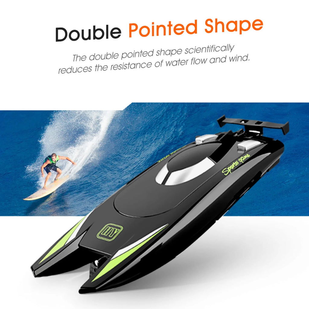 RC Boats for Adult 25KMH High Speed Racing Boat 2 Channels Remote Control Boats S5856