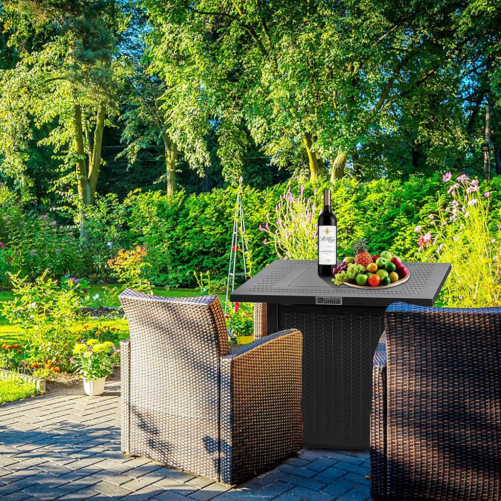 Propane Fire Pit Table with Lid B669987