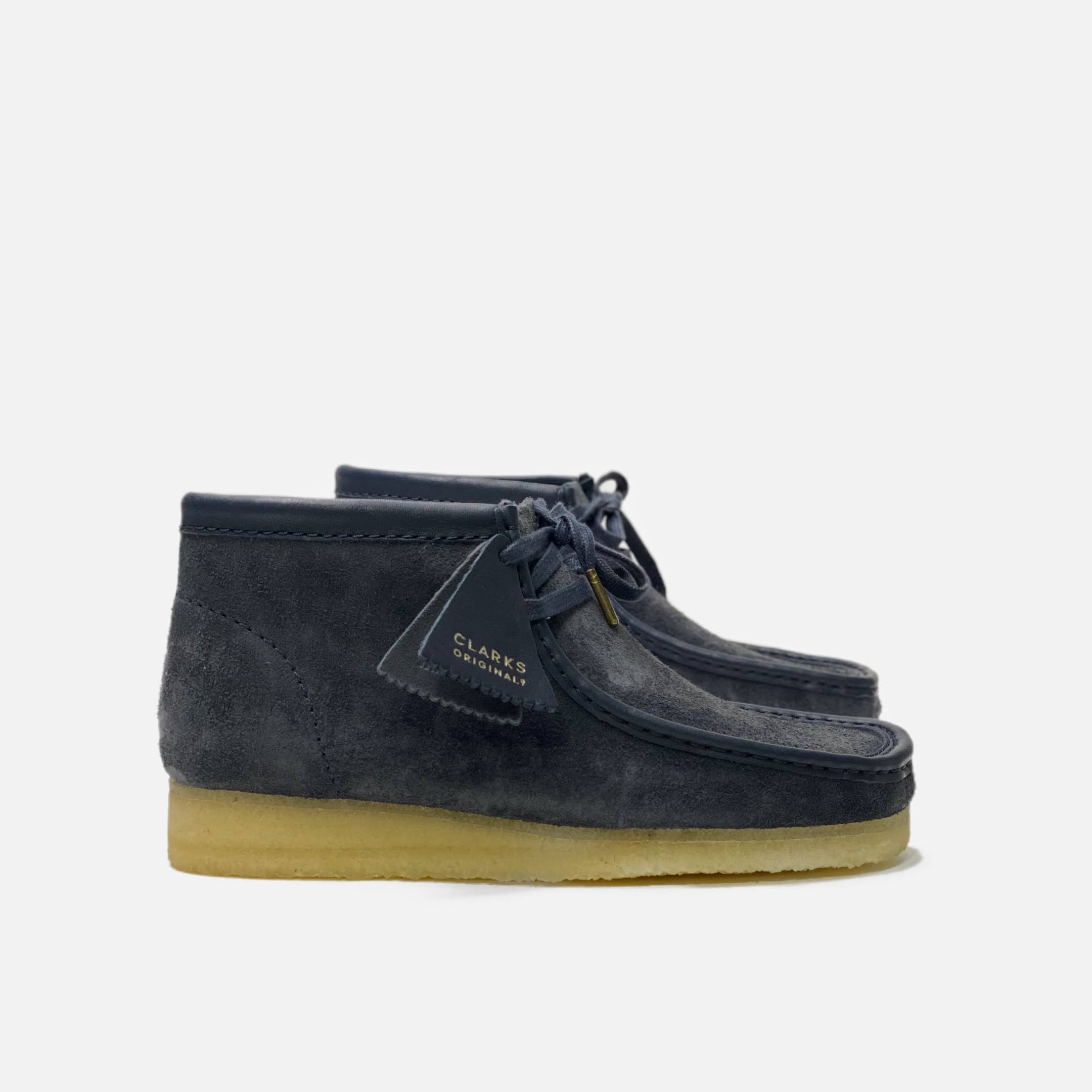 Navy Men&s Wallabee Shoes J9789
