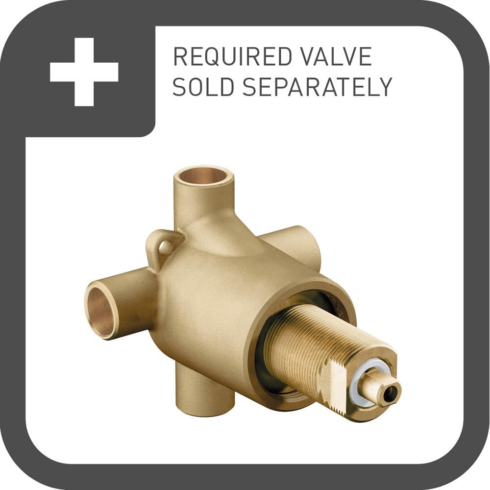 Brushed Nickel PosiTemp Trim Kit without Valve, 2.5-gpm P425