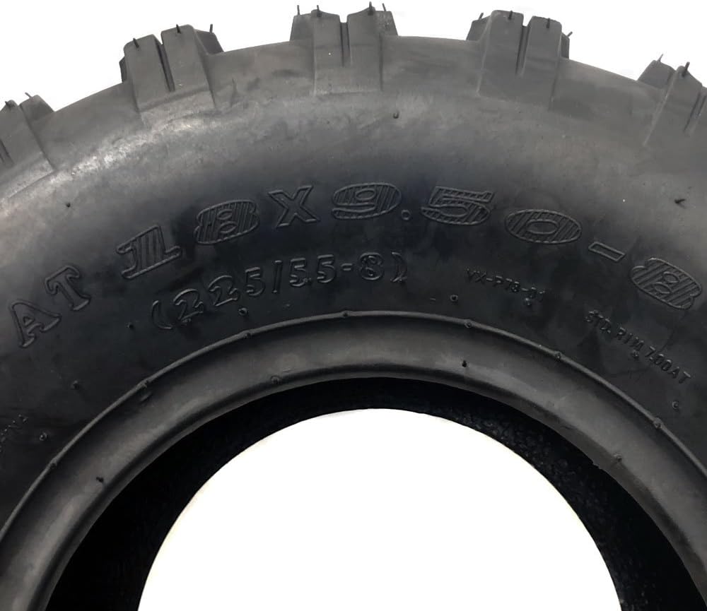 Tubeless Tire 18x9.5-8 (255/55-8) Split Knobby Tread S75091