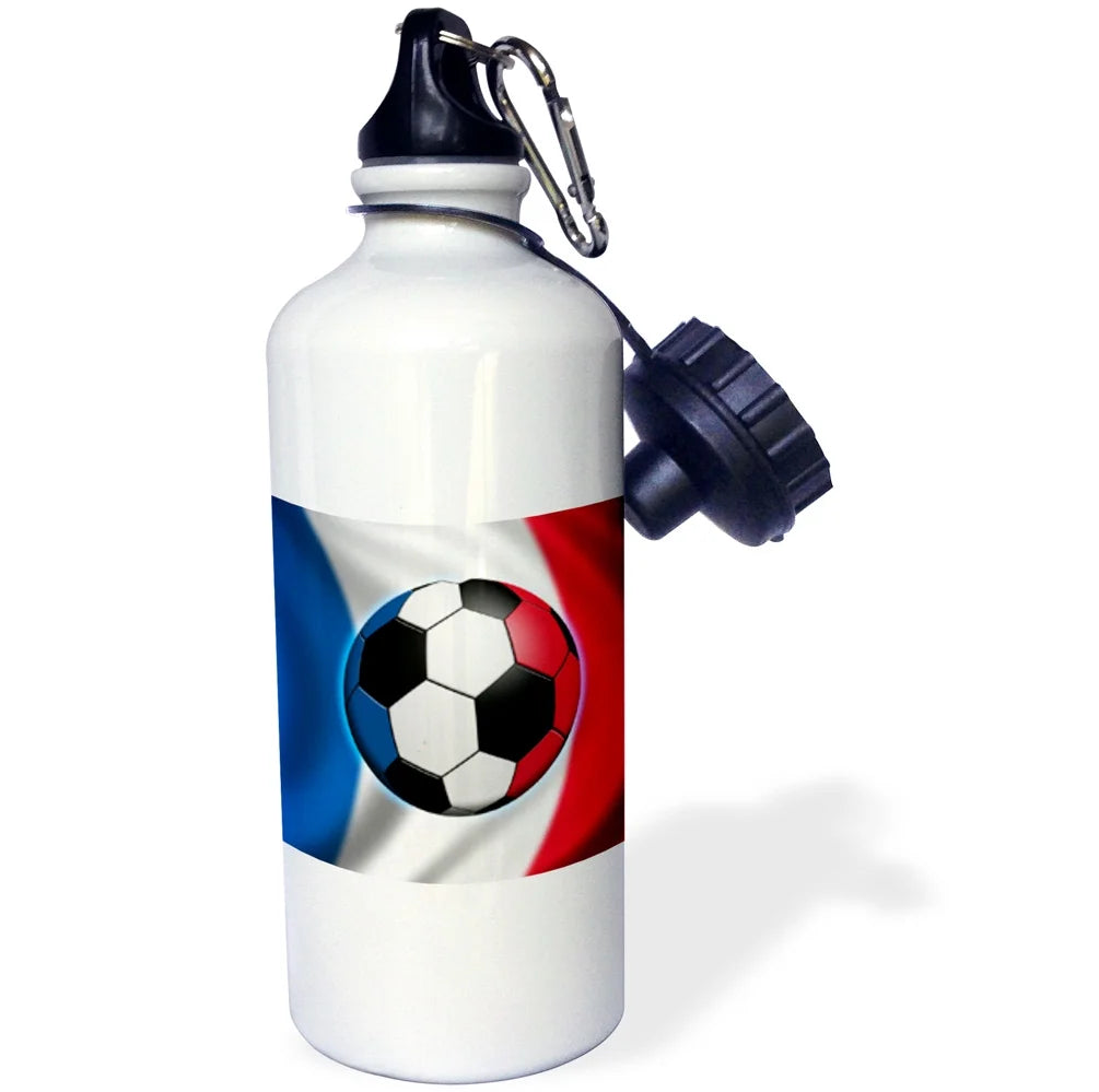 France Soccer Ball Sports Water Bottle, 21oz A2428
