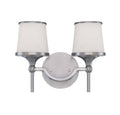2 Light Bath Bar, Satin Nickel U377