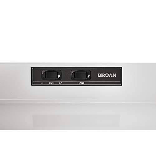 White Under Cabinet Range Hood Insert with Light B84804
