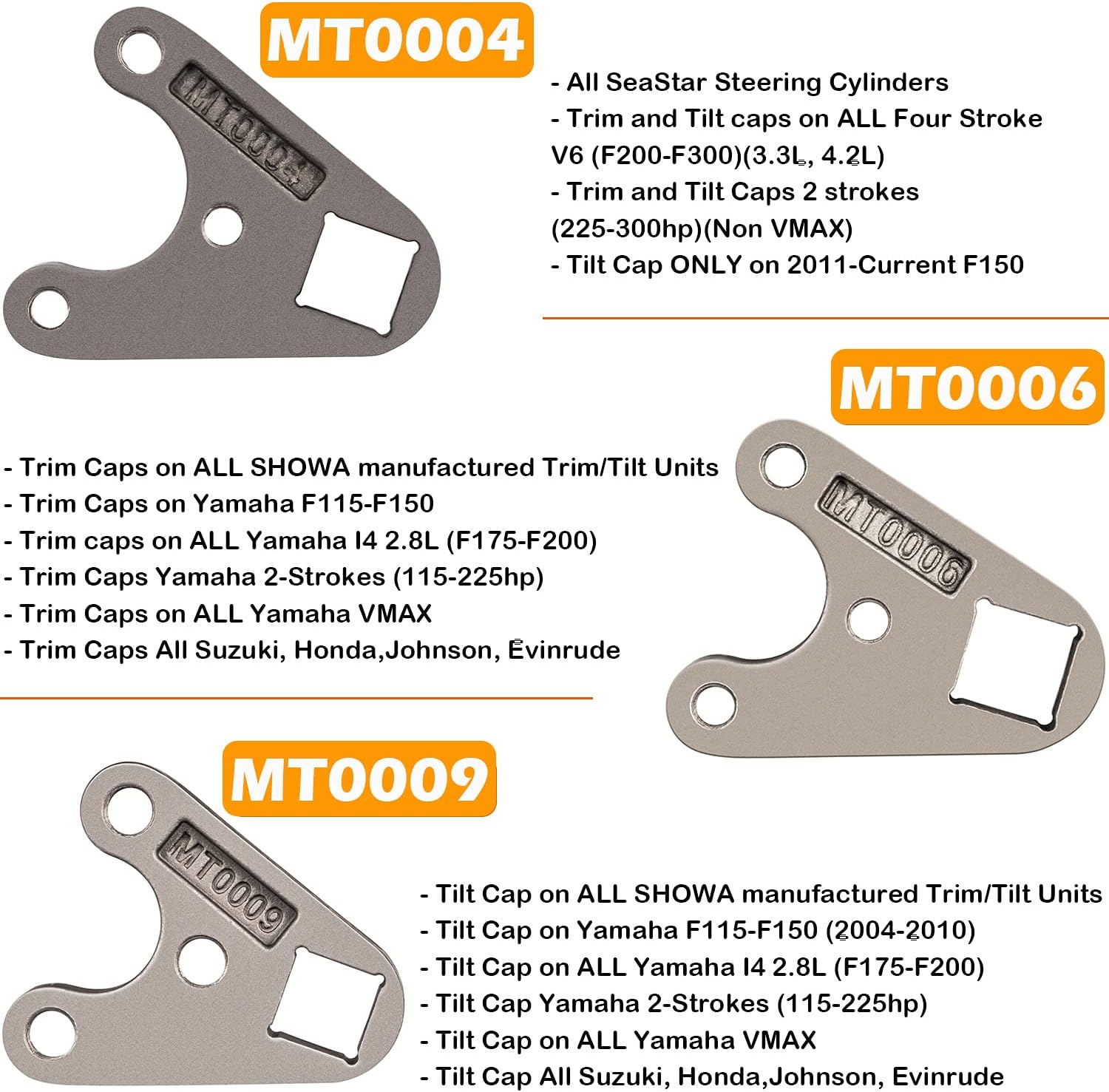 Trim/Tilt Pin Wrench Tools Set Pack of 2 J76148