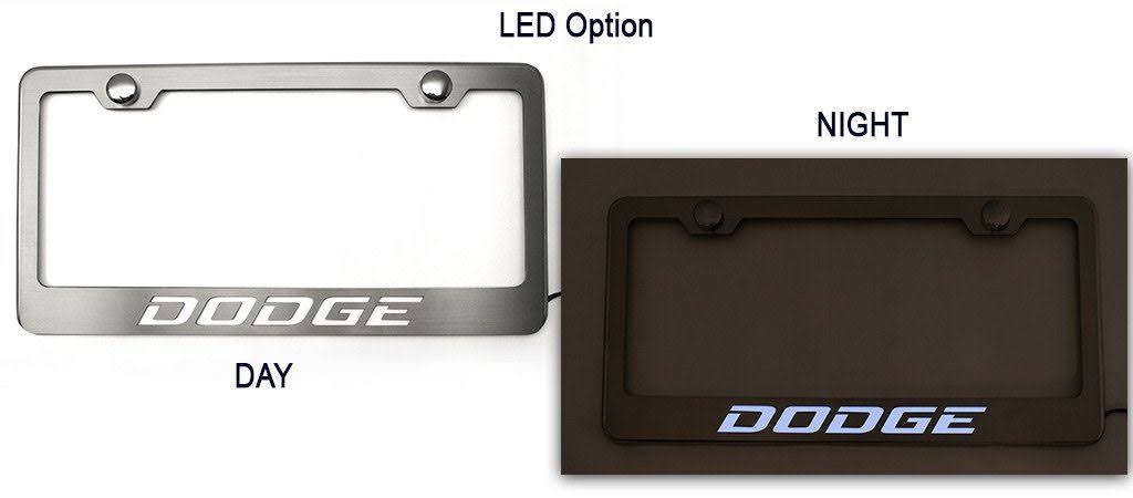 Custom Dodge License Plate Frame G163