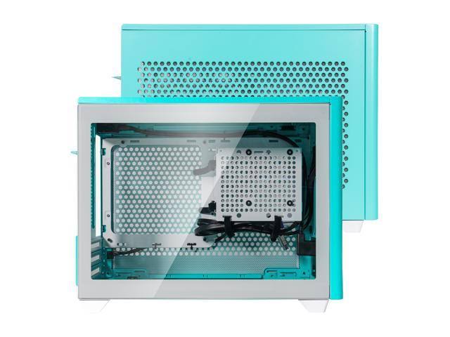 Caribbean Blue Mini-ITX Computer Case O95196