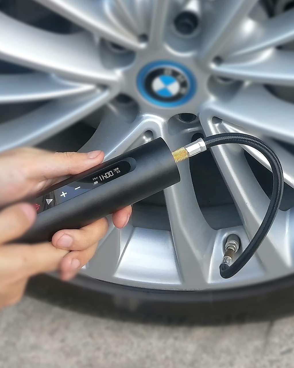 Tire Inflator Portable Air Compressor with 175PSI OLED Touch Screen P295678