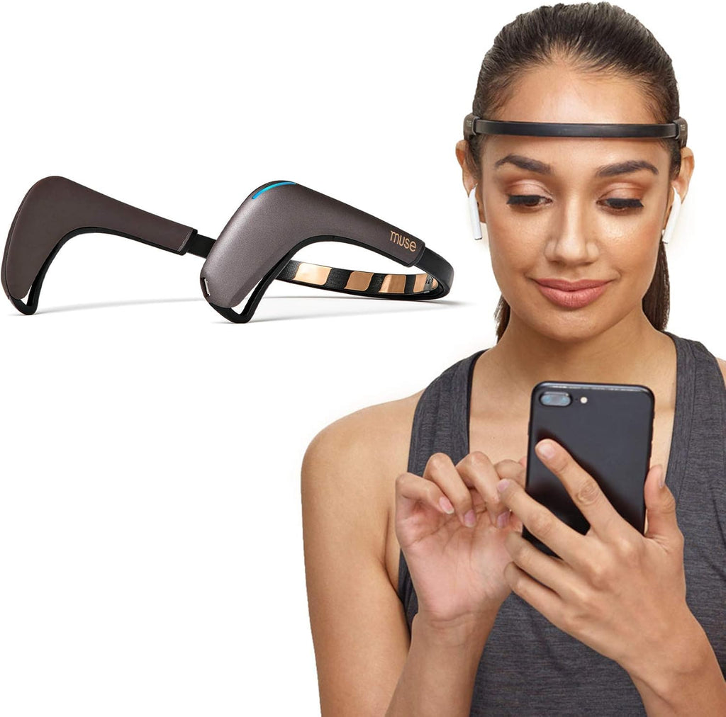 Muse 2 Brain Sensing Headband with Official Hard Case Bundle F1767