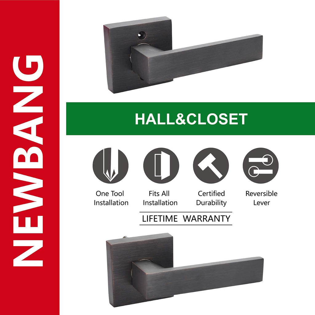 Heavy Duty Lever Handle Door Lock in Oil Rubbed Bronze P9046