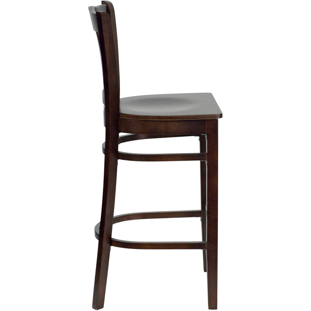 Walnut Wood Barstool C81069