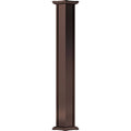 8x22 x 9& Endura-Aluminum Square Shaft Column, Non-Tapered, Textured Bronze Finish B423680
