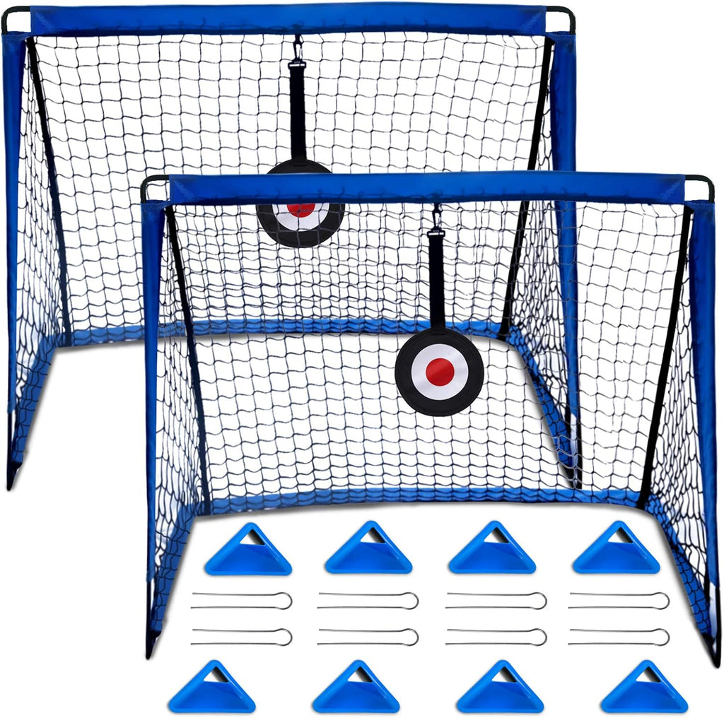 Set of 2 Pop Up Soccer Goals with Carrying Case K199193