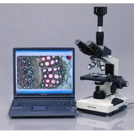 40X-1600X Trinocular Microscope with 8MP Camera Z370875