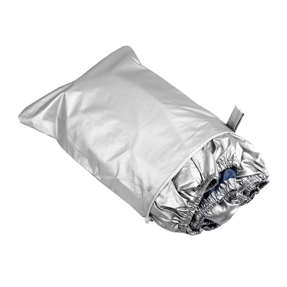 Silver 300D Waterproof Heavy Duty Boat Cover W2681
