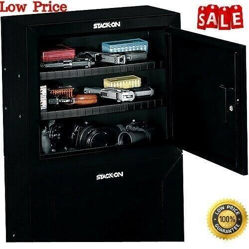 Black Pistol Ammo Security Cabinet U74800