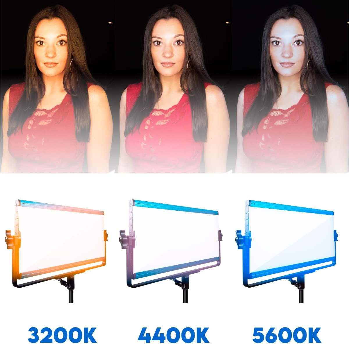 Bi-Color 3200K - 5600K LED Video Light T879