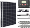 200W 12V Monocrystalline Solar Panel Kit with 30A PWM LCD Solar Charge Controller X2839