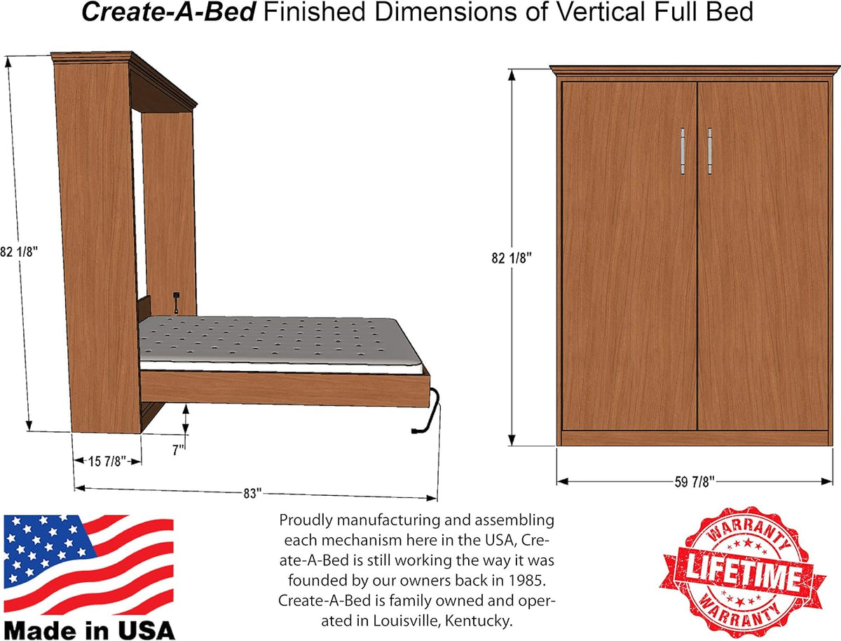 Adjustable Full Size Murphy Bed Kit T623