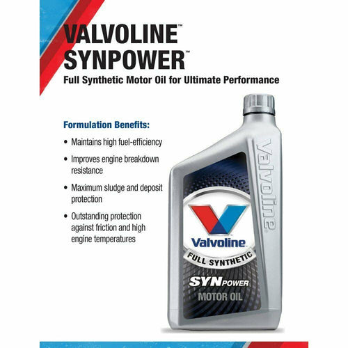 0W-20 Full Synthetic Motor Oil 5qt Case of 3 R4418