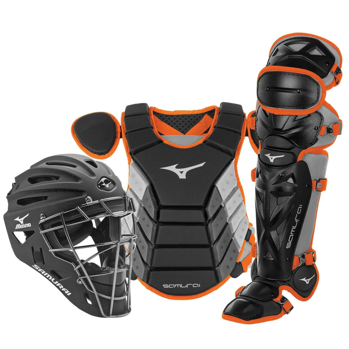 Intermediate Catcher's Set Black/Orange S376