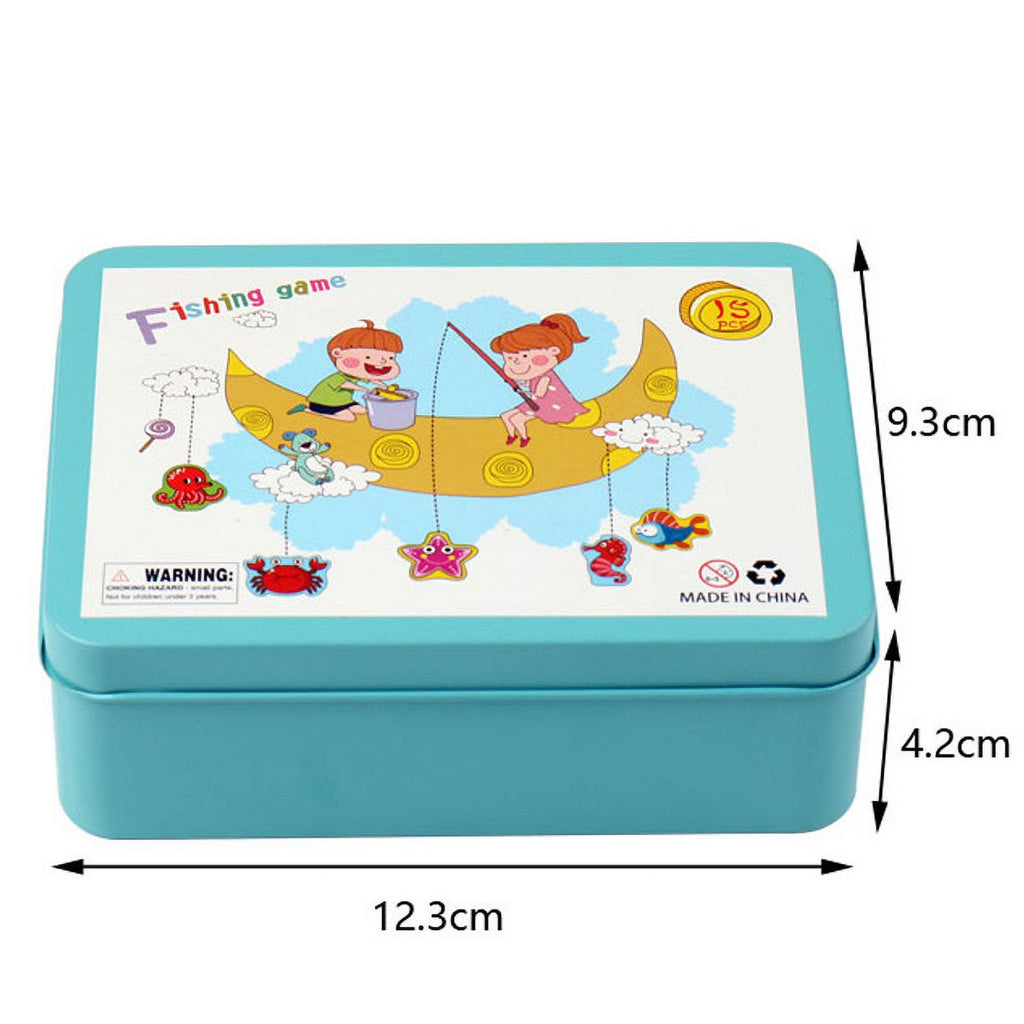 Wooden Magnetic Fishing Toy Educational Blocks H218