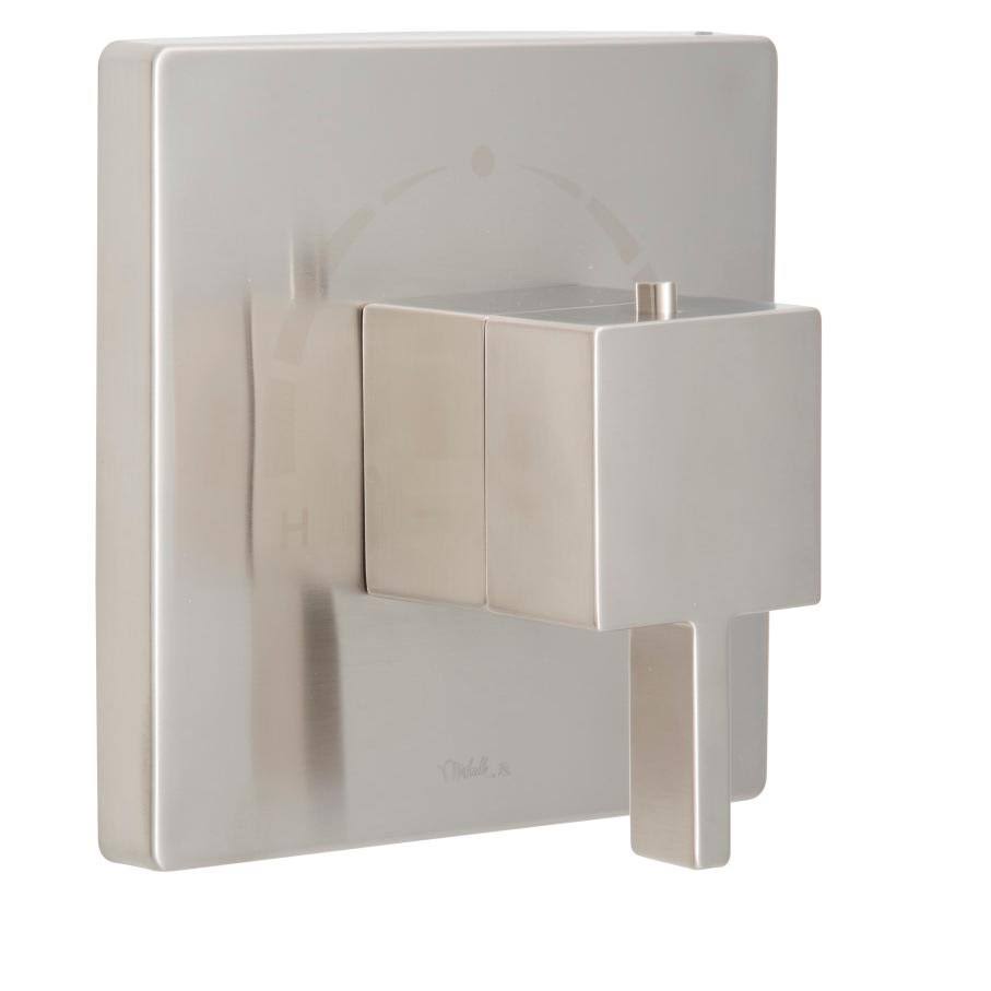 Brushed Nickel Single Handle Thermostatic Valve Trim C1448