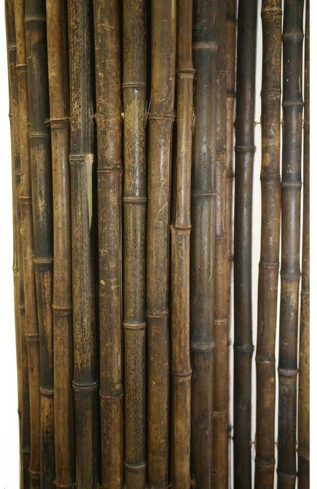 Black Rolled Bamboo Fence 6ft H x 8ft L I24287