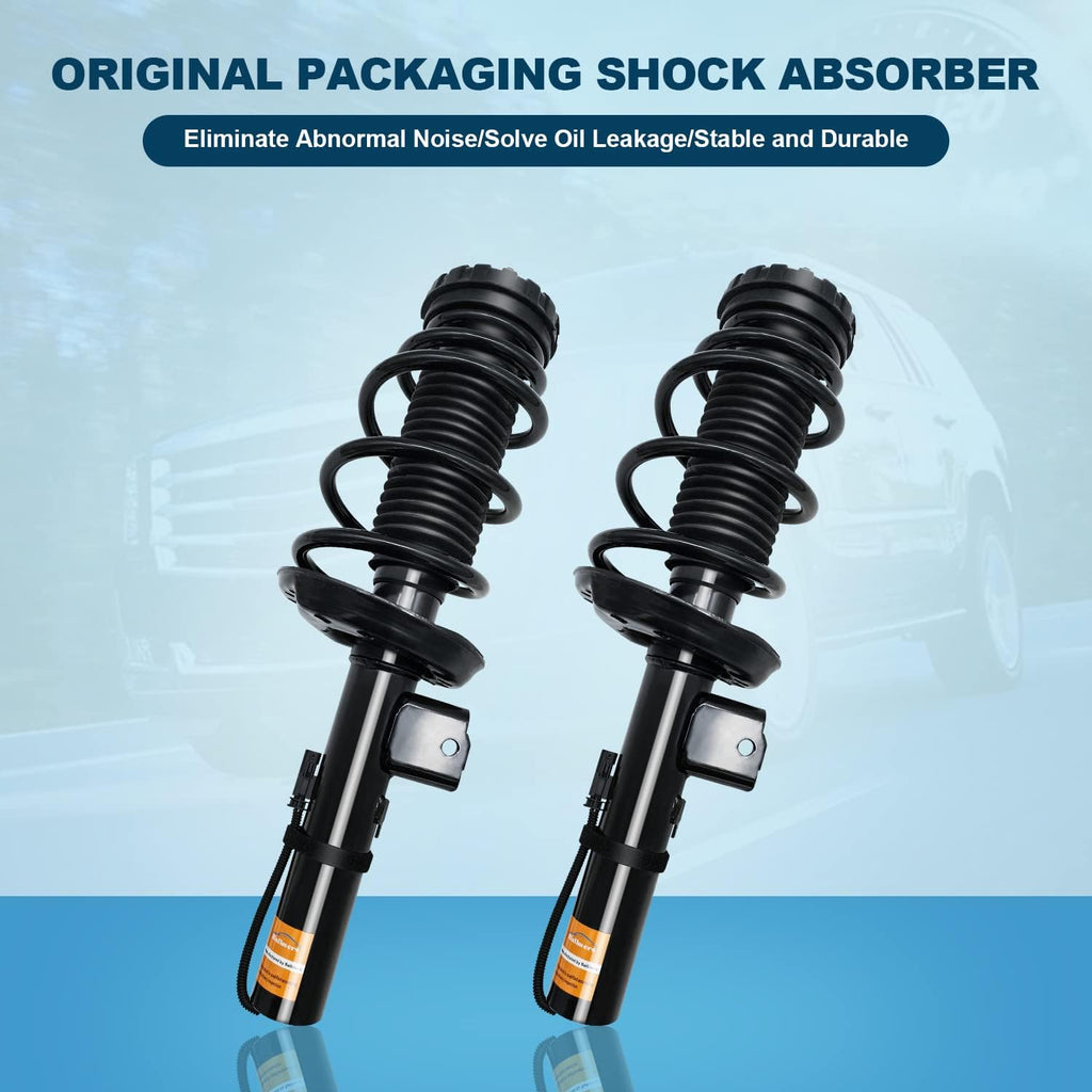 Pair Rear Left Right Shock Absorbers with Upper Mount Assembly J863836