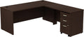 L Shaped Desk with Return and Mobile File Cabinet Q251