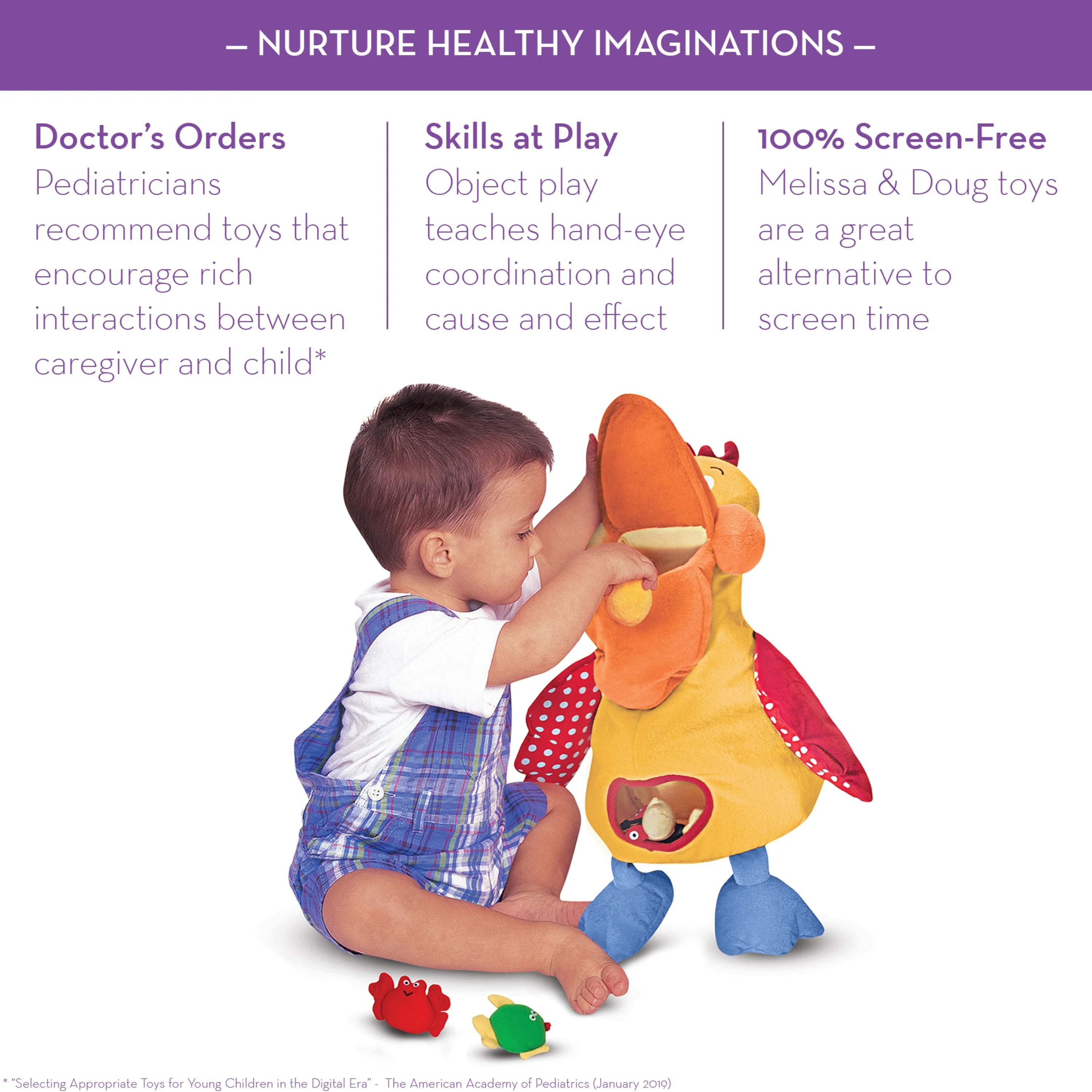 Hungry Pelican Soft Baby Educational Toy Y4817