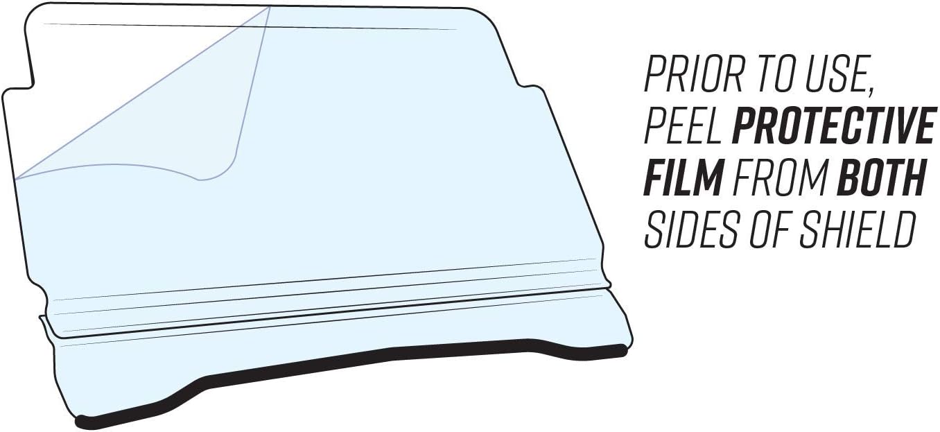 1/4 Thick Clear Full Polycarbonate Windshield T270