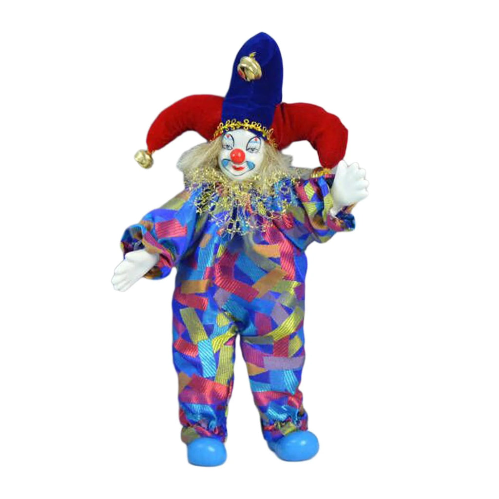 Porcelain Doll Standing Clown Doll Q60445