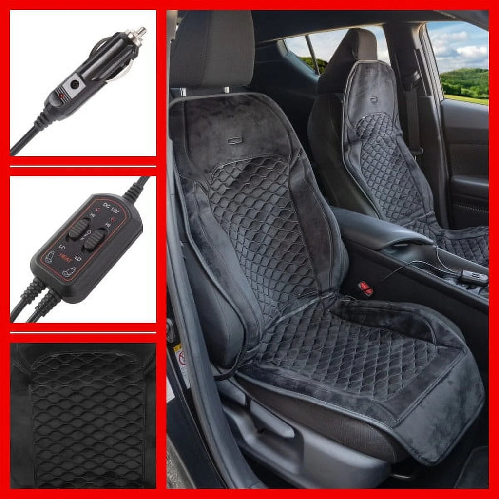 12V Heated Seat Covers 2-Pack B677704