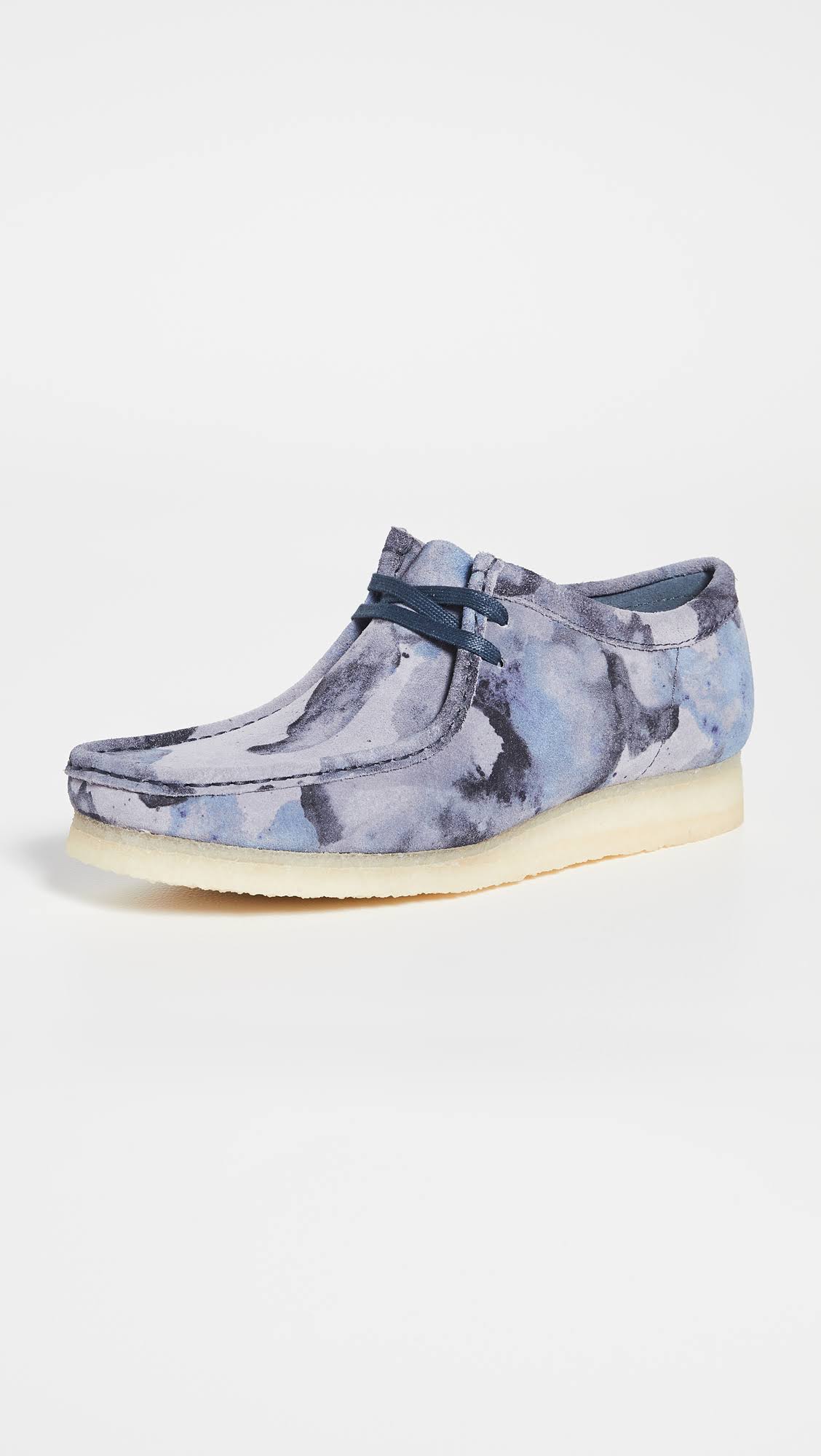 Blue Camo Wallabee Shoes I180473