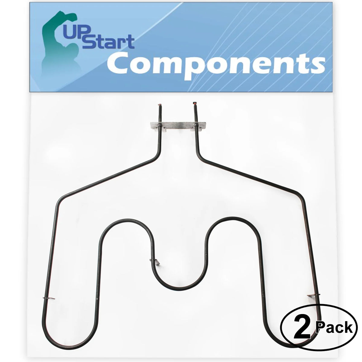 2-Pack Replacement Bake Element for General Electric Oven Heating Element H126067