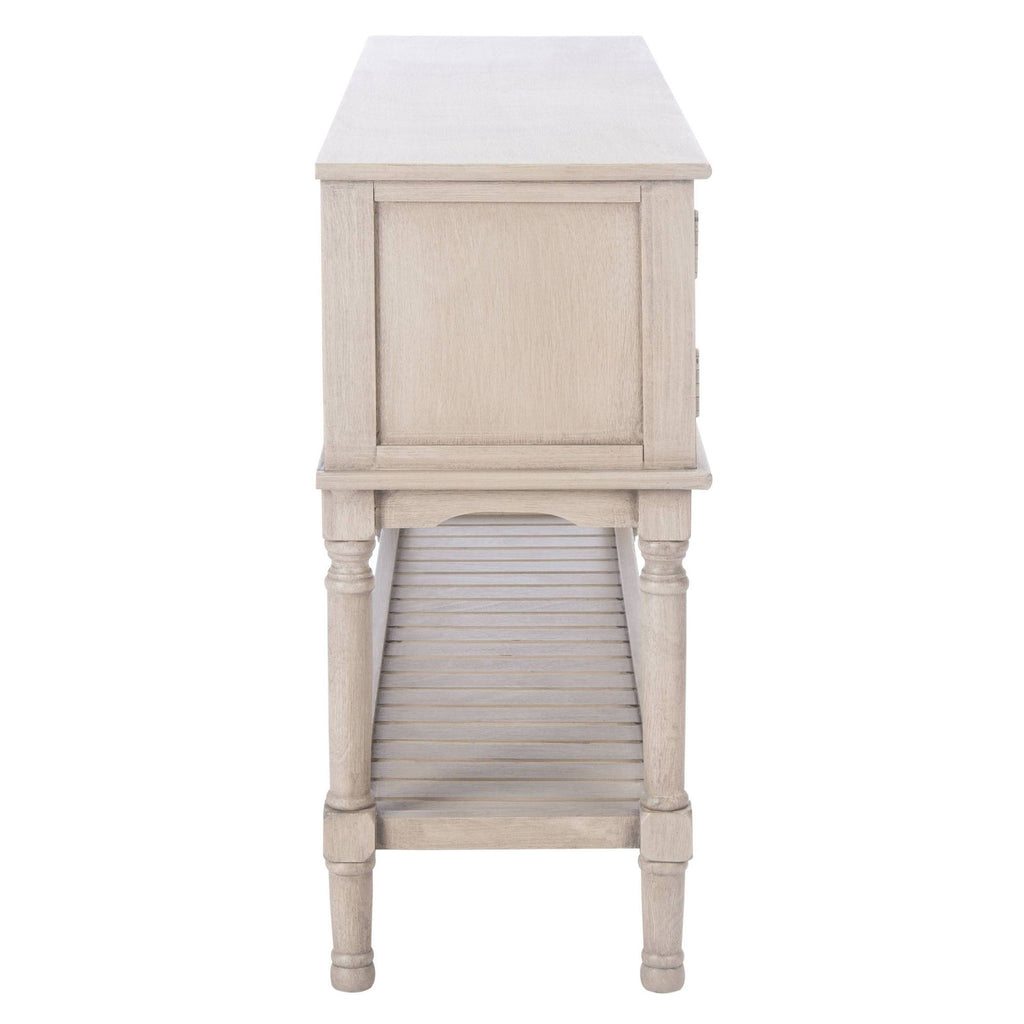 2 Drawer 2 Door Greige Console Table J2672