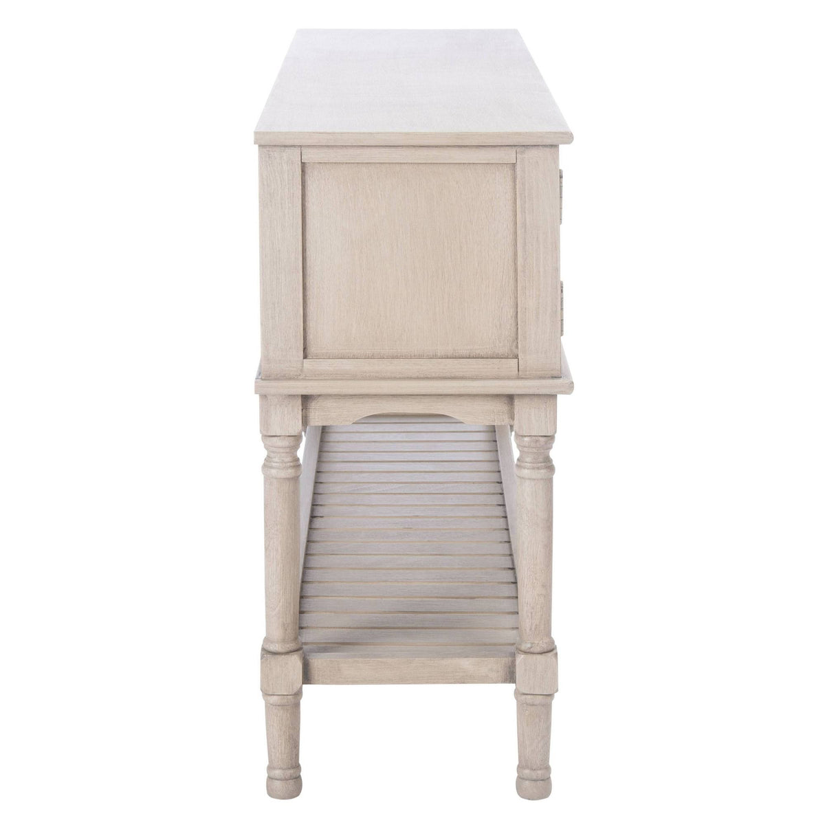2 Drawer 2 Door Greige Console Table J2672