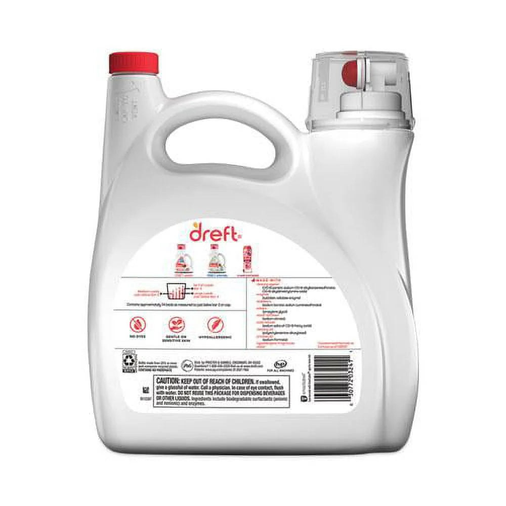 Ultra Laundry Detergent, Baby Powder Scent, 165 Oz Bottle, 4/carton J861