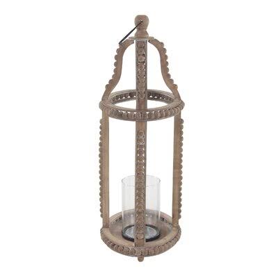 Rustic Wood Lantern Y9936