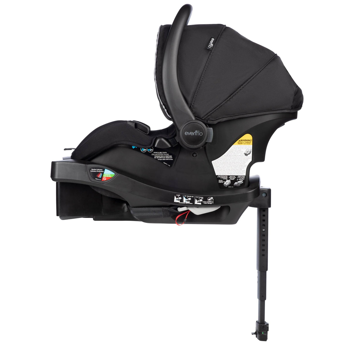 Black Infant Car Seat with Load Leg Base V409908