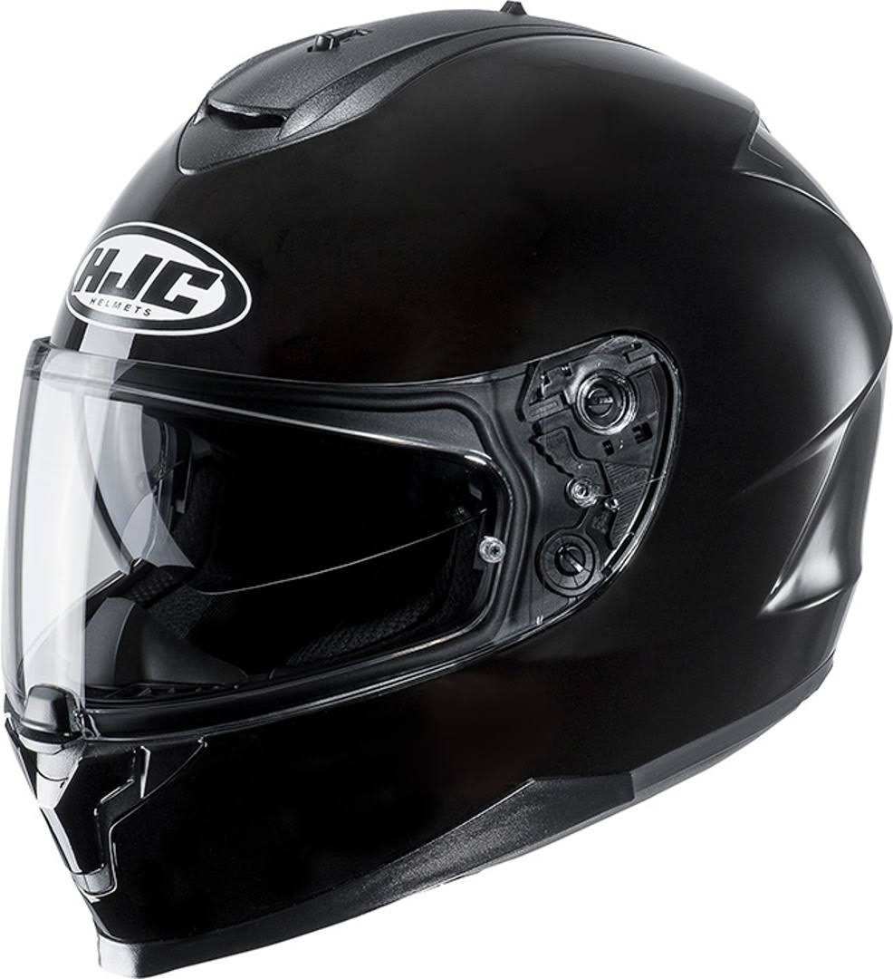 Black Solid Helmet, Size XL C59636